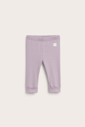 Kappahl | Ribbestrikket leggings baby | Lilla