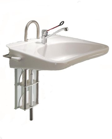 Gustavsberg Care Basic Servantløfter hvit, gassfjæret, Baderom