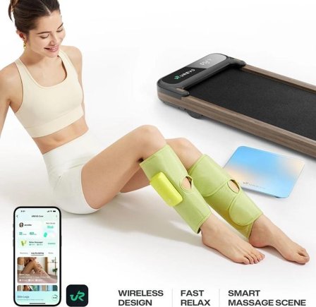 Urevo smart oppladbar leggmassasje - grønn