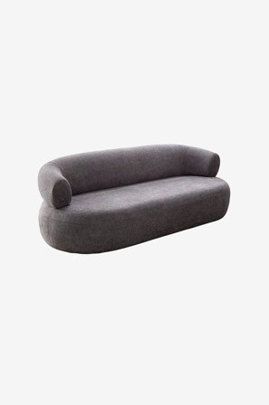 Hanah Home - Sofa med 3 sæder Roma - Grå - 3-pers. sofaer - Fra Homeroom