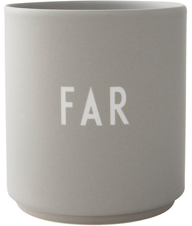 Design Letters Favourite Kop Cool Grå - Far, Tøj & Bolig, Køkken & Bord, Krus & Kopper