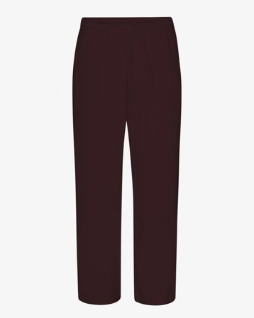 Organic Straight Leg Sweatpants - Oxblood Red - Male - 2XL