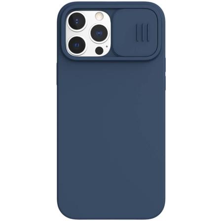 Nillkin Camshield Silky Silikon Skal Till Iphone 13 Pro - Blå Blå