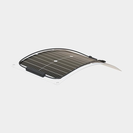 Panneau solaire bateau souple 1852-Marine, 50 W, monocristallin, 12 V, 856 x 384 x 2.5 mm, blanc