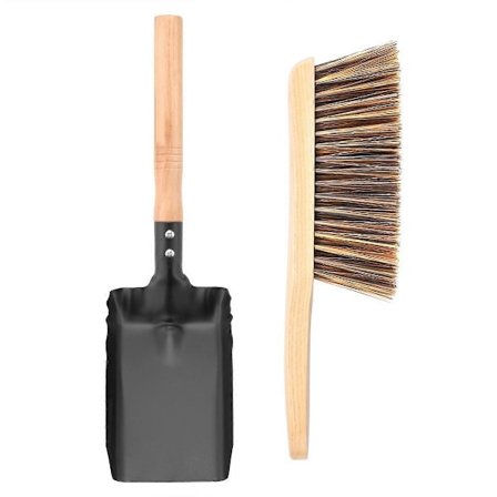 Kolskyffel och Eldstadskvast Set, Eldstadsskyffel och Borste, Eldstadsstädset, Eldstadsverktygsset, F