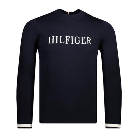 Tommy Hilfiger, Sweater Blauw Blauw, Heren, Maat:L,Katoen