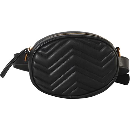 Pakkaa crossbody-laukku tekonahkaa klassinen V-muoto tikkaus kaksi tapaa käyttää naisten tyylikäs vyölaukku