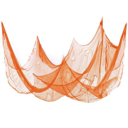 Dekorationstyg Skräck Orange 210x300cm - Halloween Dekoration - Kalaslagret.se