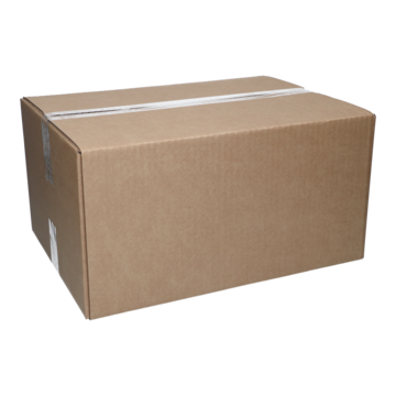 Wellkartong 380x285x190/140mm brun