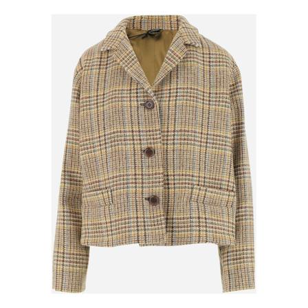 Aspesi, Blazers Beige, Dames, Maat:S,Viscose