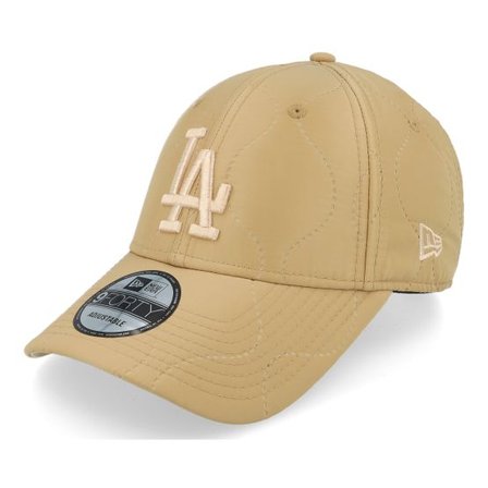 New Era - MLB Beige adjustable Keps - Los Angeles Dodgers MLB Quilted 9FORTY Beige Adjustable @ Hatstore