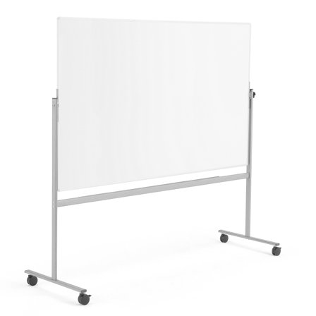 Mobiles Whiteboard DORIS, doppelseitig, 2000 x 1200 mm