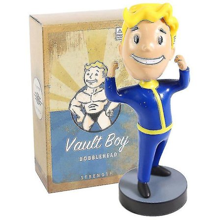 Fallout Vault Boy Bobble Head Dukke Pvc Figur Samleobjekt Legetøj 7 Stilarter