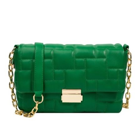 Damväskor Rombkedja Candy Färg En Axel Messenger Bag (Grön)