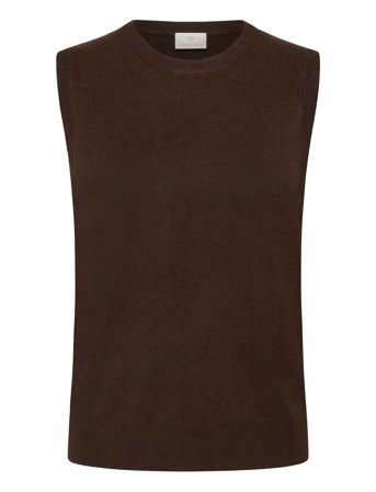 Kalizza Knit Slipover Brown Kaffe