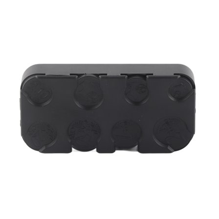 Rektangel Euro Myntdispenser Plast Mynt Holder Oppbevaringsboks Organizer Bilanvendelse