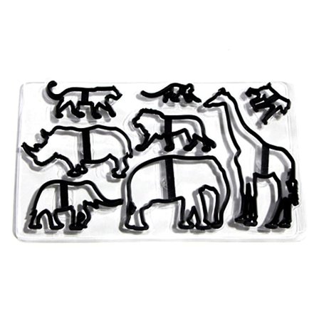 Kakform Skogs Djur Tema Form Livsmedelskvalitet Plast Present Till Bakälskare -ZHENV