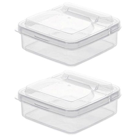 2 st Ostförvaringsbehållare Kylskåp Ostskiva Förvaringslåda Smör Ostskiva Förvaringslåda