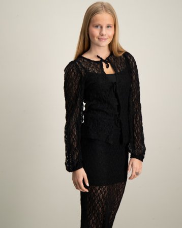 Sofie Schnoor Shirt Czarny Topy i bluzki Dziewczyna - Kids Brand Store