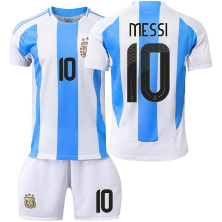 Jalkapalloharjoituspaita 2024 Copa America Argentiinan jalkapallopaita 10 Messi 11 Di Maria Aikuiset Lapset Paita-setti Hem 10 16