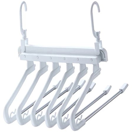 6-etagers bukseophæng bukseholder tøjorganisation multifunktion bukseophæng buksestativ pladsbesparende 1 stk serie
