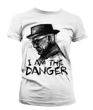 T-Skjorte Breaking Bad I Am The Danger Dame S