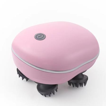 Elektrisk hovedbundsmassager til hovedbund Katte Vandtæt kropsmassager - pink