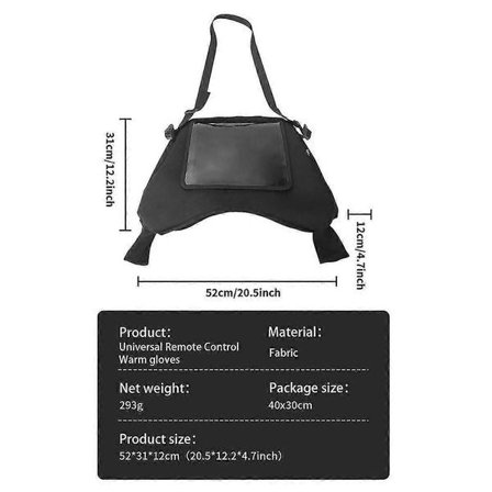 Fjärrkontrollssändare Varma Handskar Vattentäta Köldtåliga Vindtäta för FPV RC Sändare för fo