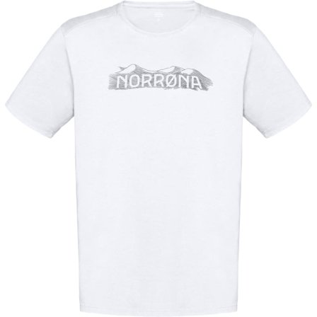 Norrøna Men's /29 Cotton Range T-shirt Men short-sleeved sweaters White S