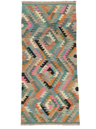 Petit Kilim Ariana Trend Tapis 88X194 Laine