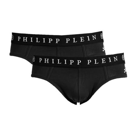Philipp Plein, Slipy Czarny, Mężczyzna, Rozmiar: S