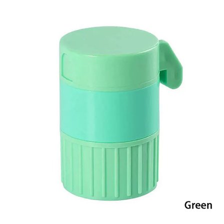 4 i 1 piller medicinkross Kvarn Kvarn Splitter Porta