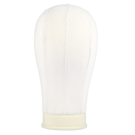 Ny Hvit Parykk Visningsmodell Hode Parykk Visning Styling Modell Verktøy(20inch)