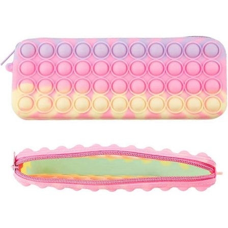 POP Penalhus Børn Silikone Legetøj Stress Relief Pen Taske Pen Taske Holder Boks Penalhus Egnet til Drenge og Piger Julegaver