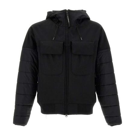 C.p. Company, Down Jacket Zwart, Heren, Maat:L