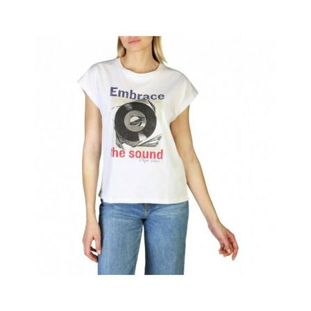 Pepe Jeans - T-shirts - Vit - Dam - Storlek: Xs, Dam, Storlek: XS