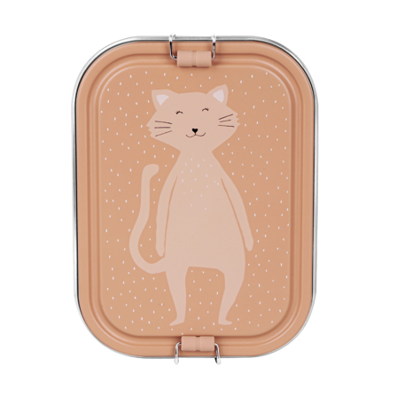 Trixie Stor Matboks Mrs. Cat, Brunrosa, 1 stk.