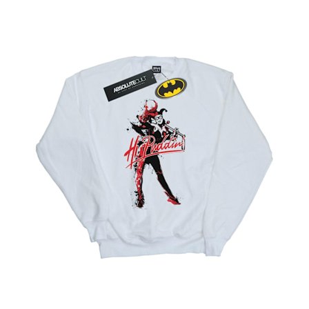 DC Comics Girls Harley Quinn Hi Puddin Sweatshirt 12-13 år W