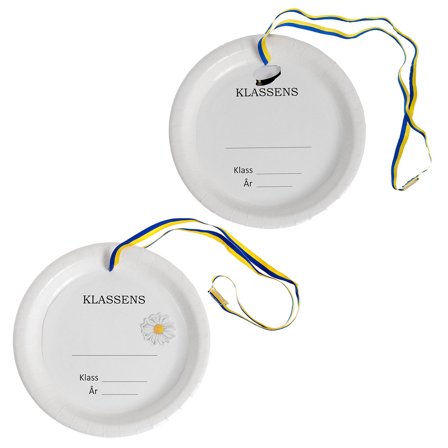 Papperstallrikar Klassnominering 10-pack