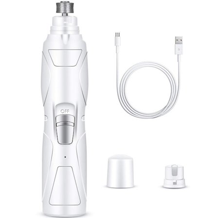 2025 Senaste Modell Katt- och Hundnagelslip - Uppladdningsbar Elektrisk Husdjursnagelklippare & Trimmer - Smärtfri Kloklippning - Tyst 2-