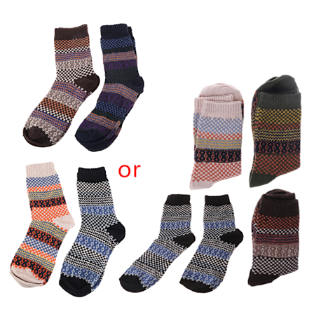 4 Par Uformell Herre Varm Vinter Myk Tykk Angora Cashmere Kanin Ull Blend Sokker