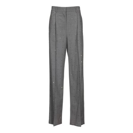 Msgm, Suit Trousers Szary, Kobieta, Rozmiar: S