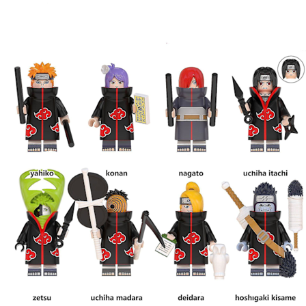 Naruto Building Blocks Series Uzumaki Naruto Haruno Sakura Minifigures Assembled Puzzle Children's Gifts