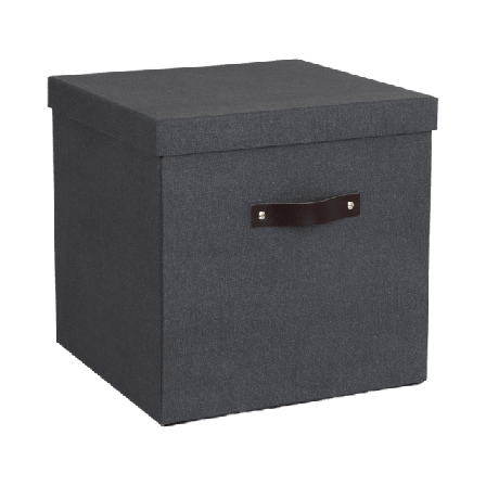 Bigso Box of Sweden Monteringsbar förvaringsbox Logan Förvaring Svart 31,5x31,5x31,5cm