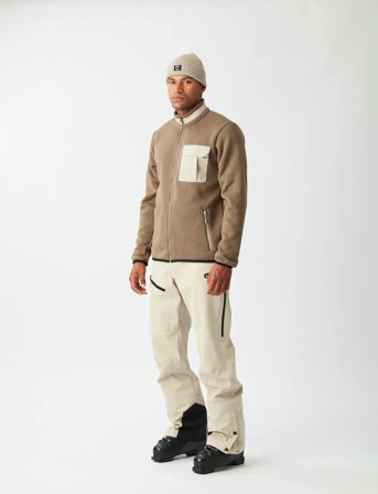 PICTURE ORGANIC CLOTHING Dauwy Fz Fleece - Beige - XL