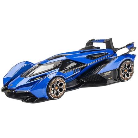 1: 22 Lamborghini V12 Gt Simulering Legering Sportbil Modell Dekoration blue