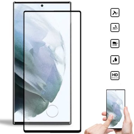 Samsung S22 ULTRA skærmbeskytter 9H passer til cover, etui og oplader