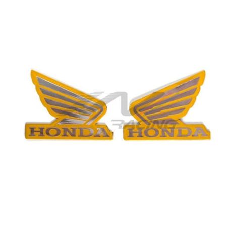 4 värillistä metallia moottoripyörän tarratarraa varten Honda Pcx125 Pcx150 Cbr600rr Cb1000r Cb650f Vfr1200 Universal Moto Tarran osat| | Gold
