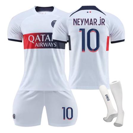 2324 Paris borta träningsdräkt vuxen kostym jersey sportuniform herr- och damfotbollsuniform NO.10 2XL