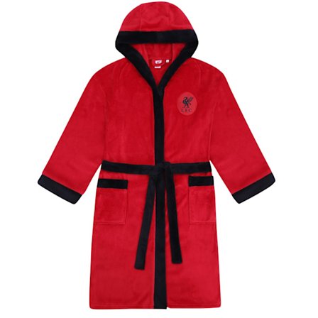 Liverpool FC Herr Våffel Morgonrock med Klubbmärke 3XL Röd